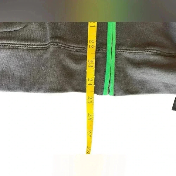 LRL Lauren Ralph Lauren Womens Full Zip Active Fitness Jacket Black Green XL - Picture 9 of 9